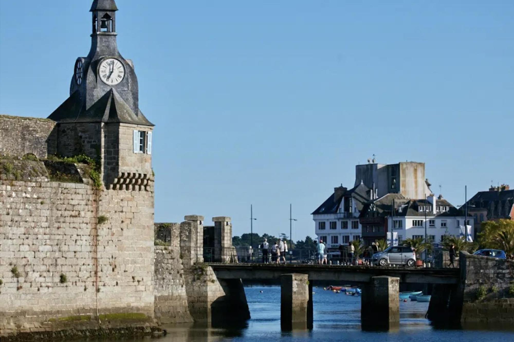 L'Hermine Terrasse Et Parking, 500 Plage Concarneau Esterno foto